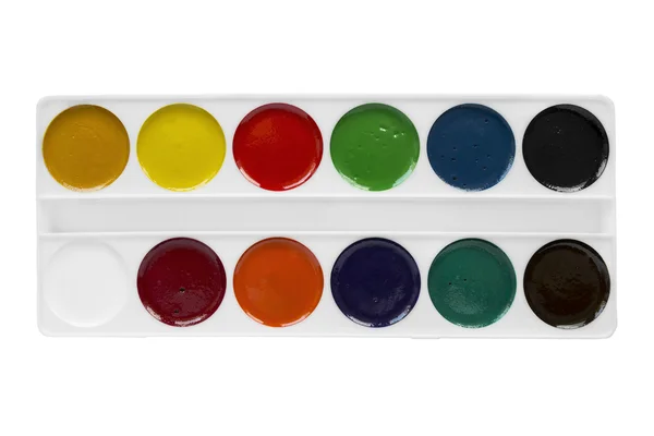 Palette of paints — Stock Photo, Image