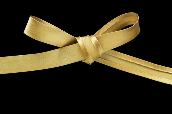 Golden silk båge — Stockfoto