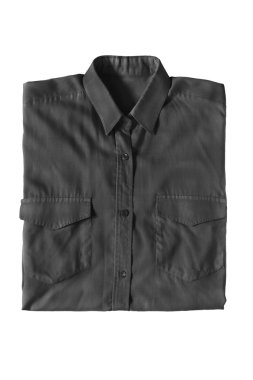 Katlanmış gömlek izole