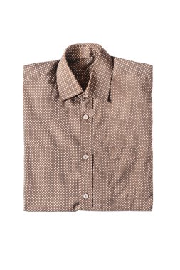 Katlanmış gömlek izole