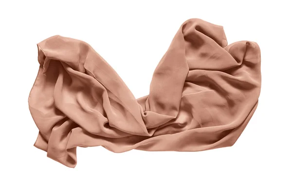 皱巴巴的枕巾孤立 — 图库照片
