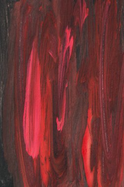 Arka plan olarak kırmızı ve siyah karıştırıcı boya darbeleri