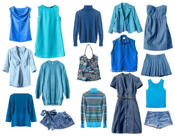 Blue clothes — Stock Photo, Image