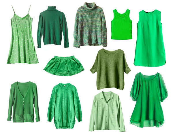 Groene kleding — Stockfoto