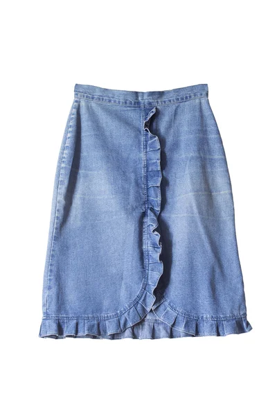 Denim skirt — Stock Photo, Image