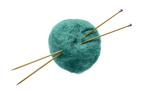 Yarn and needles — Stock Photo, Image