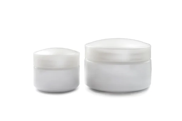 Cosmetic jars — Stock Photo, Image