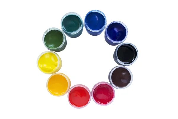 Paint jars — Stock Photo, Image