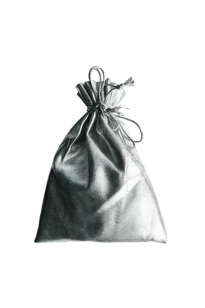 Silver bag — Stock Photo, Image