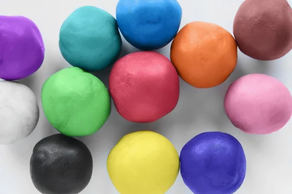 Plasticine balls — Stock Photo, Image