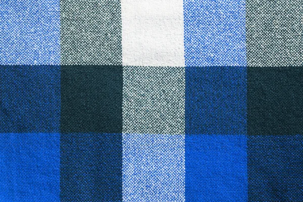 Blauwe Plaid — Stockfoto