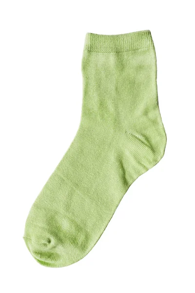 Зеленый носок — стоковое фото