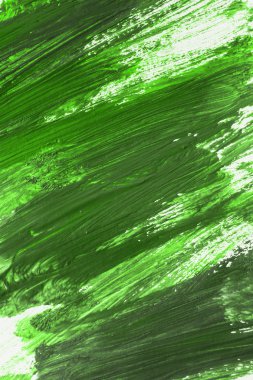 Yeşil fırça darbeleri