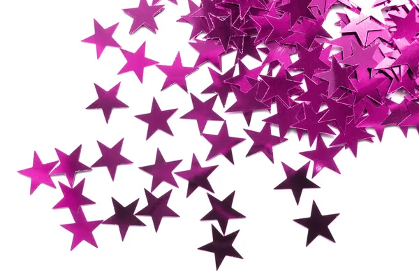Estrellas metálicas rosadas —  Fotos de Stock
