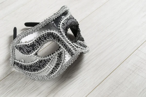 Венеціанські срібло маска — стокове фото