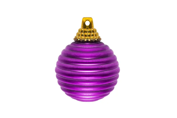 Violette Weihnachtskugel — Stockfoto