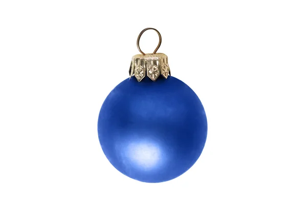 Blue christmas ball — Stock Photo, Image