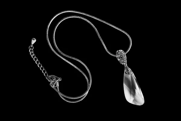 Halsband på svart — Stockfoto