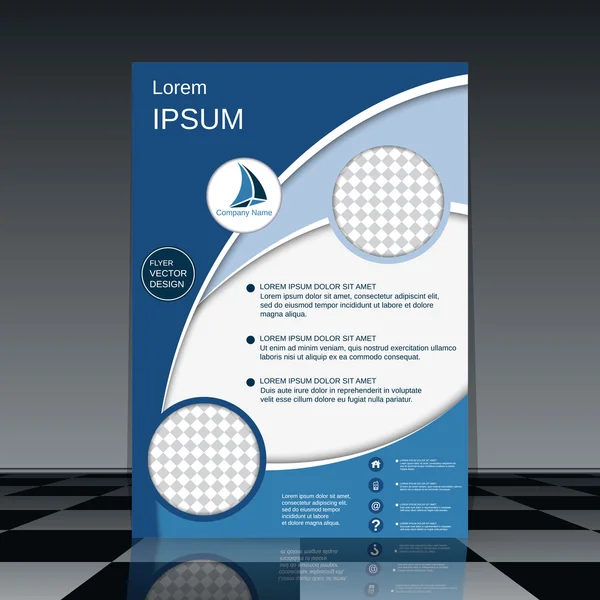 Profesyonel el ilanı vektör şablonu