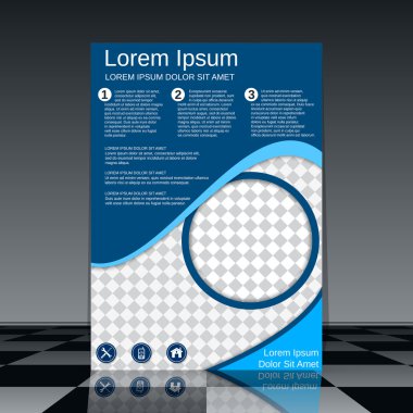 Profesyonel el ilanı vektör şablonu