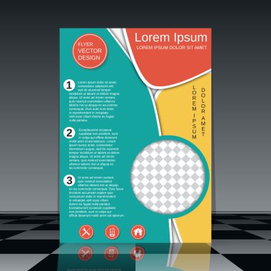 Profesyonel el ilanı vektör şablonu