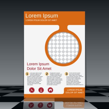 Vektör kitapçık tasarım şablonu