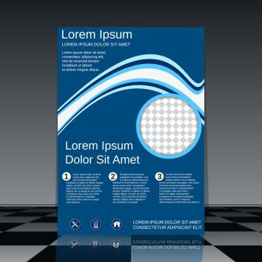 Modern iş ilanı vektör şablonu