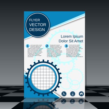 Modern iş ilanı vektör şablonu