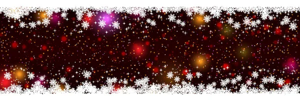 Vánoce Nový Rok Elegantní Rozmazané Vektorové Pozadí Hvězdami Sněhové Vločky — Stockový vektor