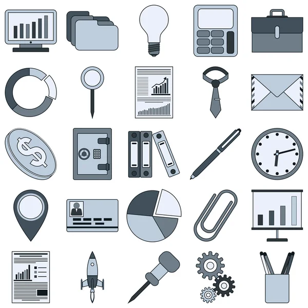 Business  icons — Stock Vector
