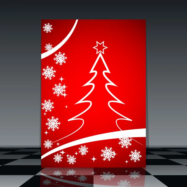 Flyer de Noël — Image vectorielle