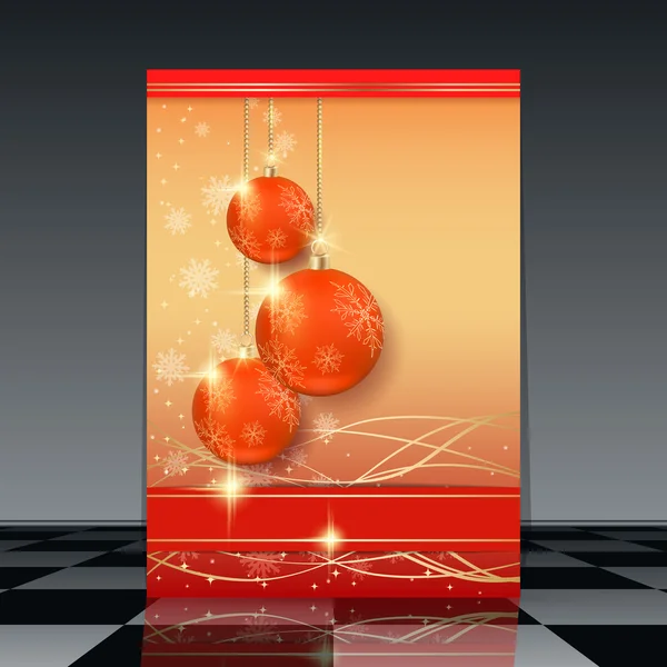 Flyer de Noël . — Image vectorielle