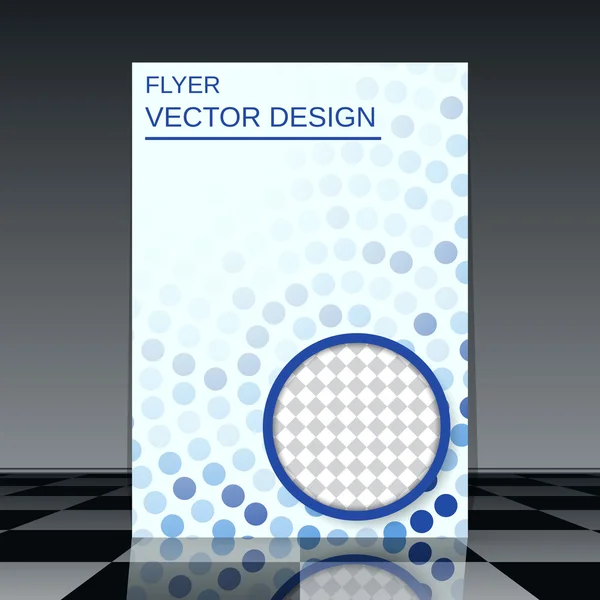 Template voor de flyer — Stockvector