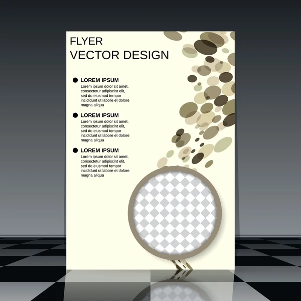 Template voor de flyer — Stockvector