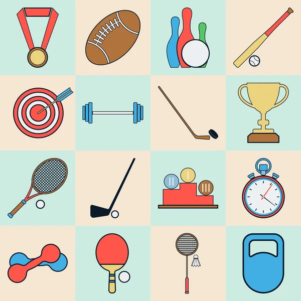 Sport icons collection — Stock Vector