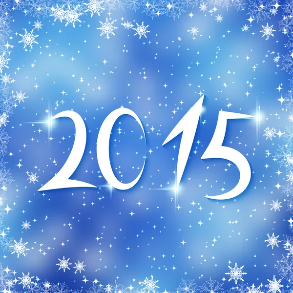 Año Nuevo 2015 vector de fondo — Vector de stock