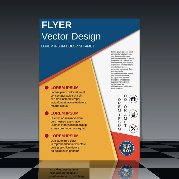 Šablona titulní brožura — Stockový vektor