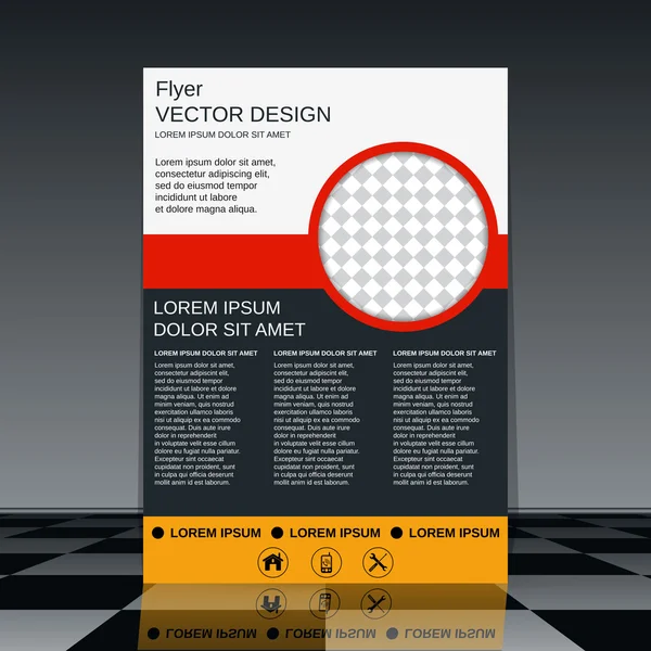 Šablona titulní brožura — Stockový vektor