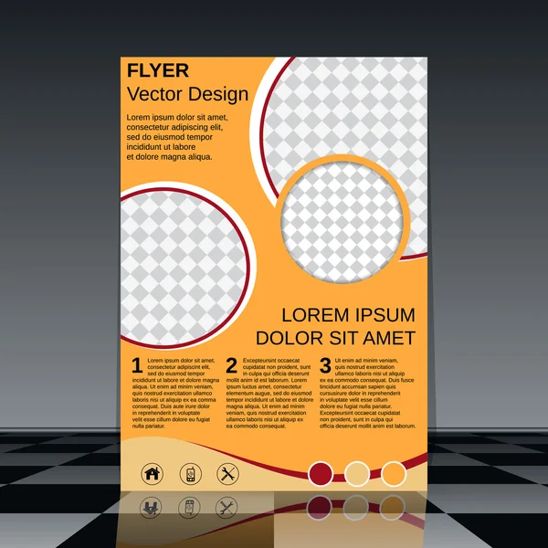 Brochure voorbladsjabloon — Stockvector