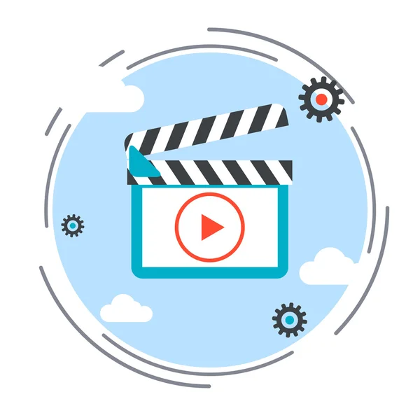 Video vector icon — Stock Vector