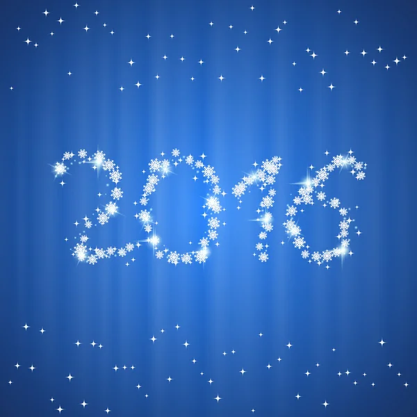 Christmas and New Year 2016 abstract blurry vector background — Stok Vektör