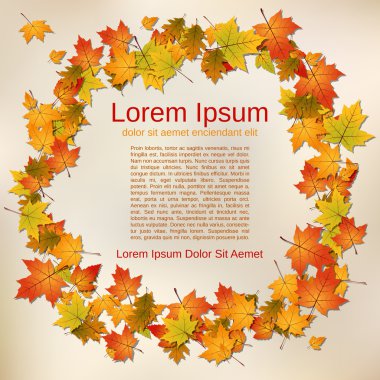 sonbahar vektör arka plan