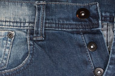 Denim Closeup: Mavi kotun dokusu.