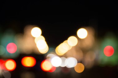 Soyut bokeh ışıkları. Odaklanmamış arkaplan.
