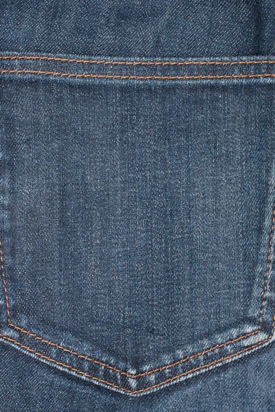 Denim Closeup Texture Background Pockets Jeans — Stock Photo, Image