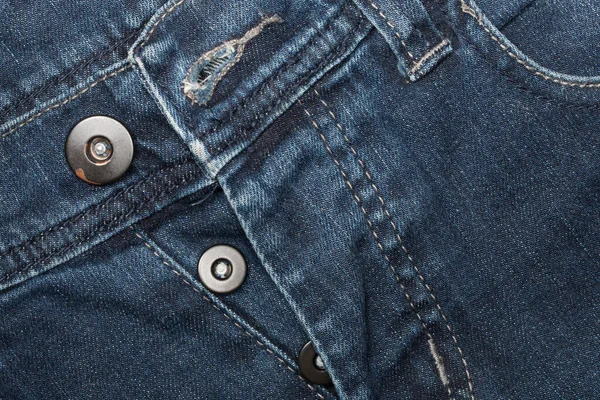 Denim Närbild Konsistens Bakgrund Blå Jeans — Stockfoto