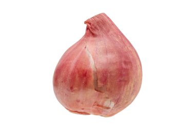 Beyaz arkaplanda soğan izole edildi - kırpma yolları.