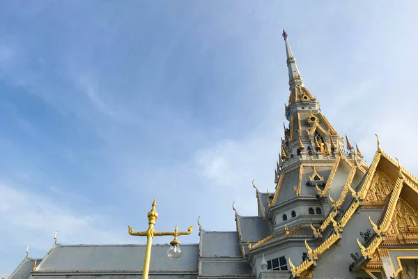 Wat Sothon Wararam Worawihan Der Buddhistische Tempel Chachoengsao Thailand — Stockfoto