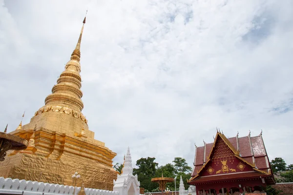 Wat Phra Chae Haeng Ist Ein Berühmter Tempel Nan Der — Stockfoto