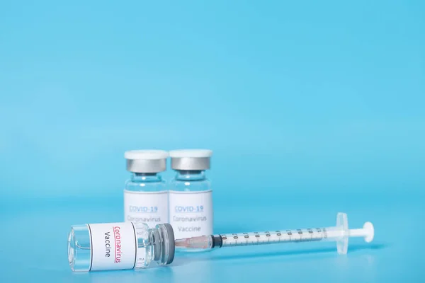 Vaccin Coronavirus Vaccin Covid Soins Santé Concept Médical — Photo